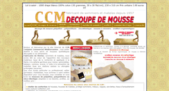 Desktop Screenshot of mousse-decoupe.com